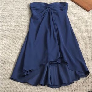 GORGEOUS navy strapless dress